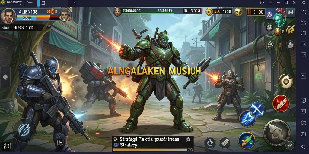 Screenshot ALIEN138 menampilkan antarmuka permainan yang menarik dan fungsional.