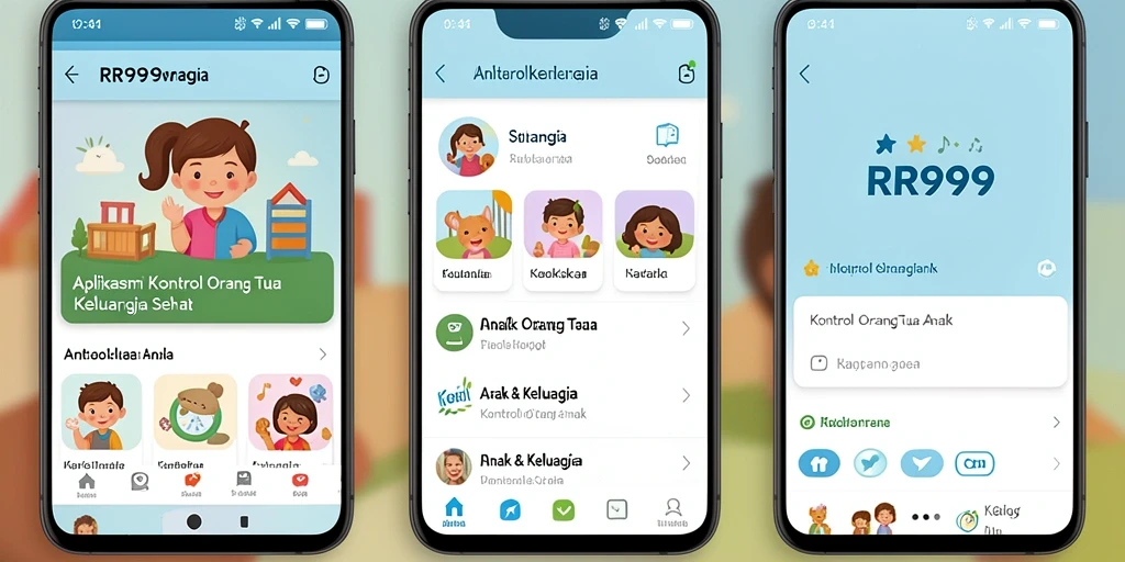 Antarmuka aplikasi RR999 yang intuitif dan fungsional.