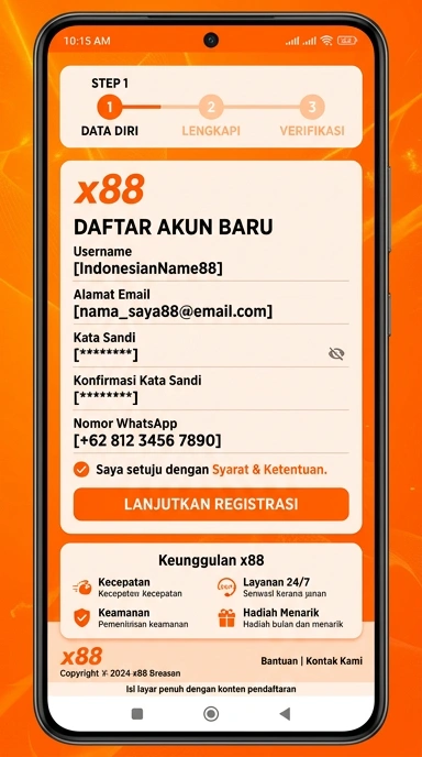 Panduan Lengkap Registrasi Akun x88 untuk Pengguna Android